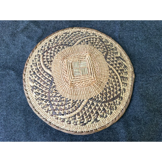 Vintage Hand Woven Tonga Basket For Sale - Image 10 of 10