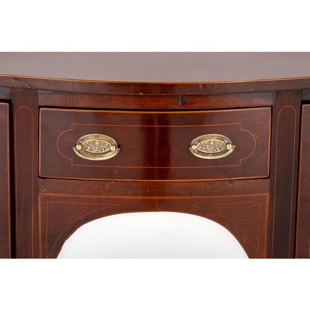 Georgian Sideboard in Mahogany Server Buffet, 1890s For Sale - Image 10 of 16