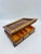 This handsome wood jewelry or treasure box has a touch of a medieval flare to it. This piece is quite versatile and...