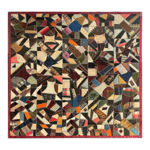 Crazy Quilt Antique Professionally Framed