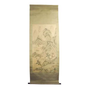 Early 20th Century Chinese Landscape Scroll