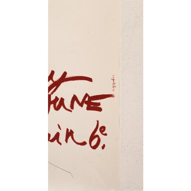 Mid-Century Modern 1972 French Exhibition Poster - Alexandre Delay For Sale - Image 3 of 5