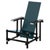 Black and Blue Armchair by Gerrit Thomas Rietveld for Cassina For Sale - Image 14 of 14