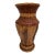 Vintage Braided Wicker Wood Decor Vessel or Vase For Sale