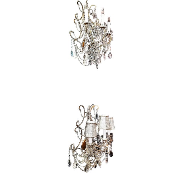 1970s Maria Teresa Italian Sconces, a Pair For Sale