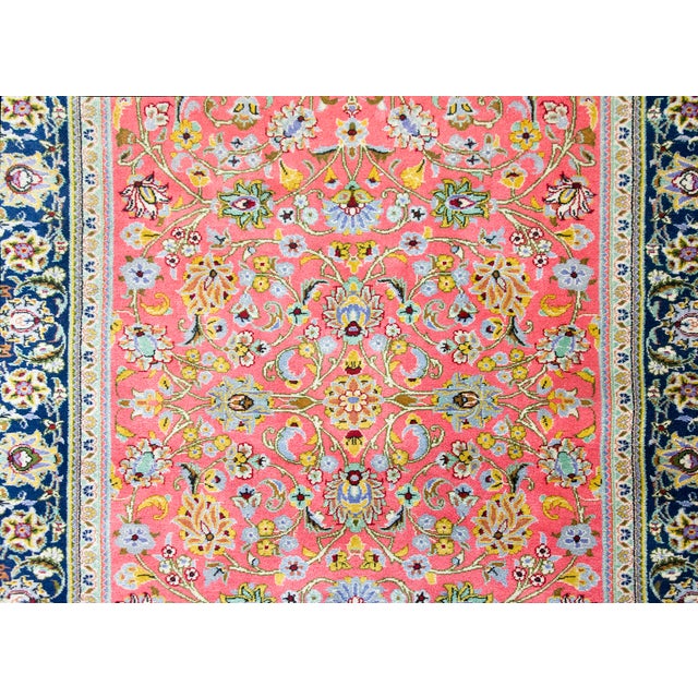 Late 20th Century Persian Qum Rug For Sale - Image 11 of 14