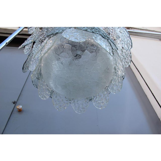 Murano Glass Pendant Light from Vistosi, 1960s For Sale - Image 3 of 13