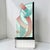 Massive 1990s Art Deco glass sculptural floor piece by Giz Studios, from Miami. Very rare piece, made with different color...