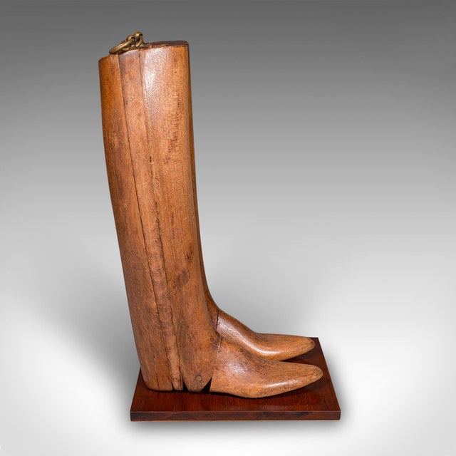 Traditional Antique Bootmaker’s Display, English, Beech, Riding Boot Stretcher, Edwardian For Sale - Image 3 of 10