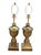 Hollywood Regency Vintage French Empire Style Gold Brass Metal Urn Form Table Lamps - A Pair For Sale - Image 3 of 8