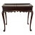 1970s Henkel Harris Signed Mahogany Tea Table Queen Anne Legs For Sale