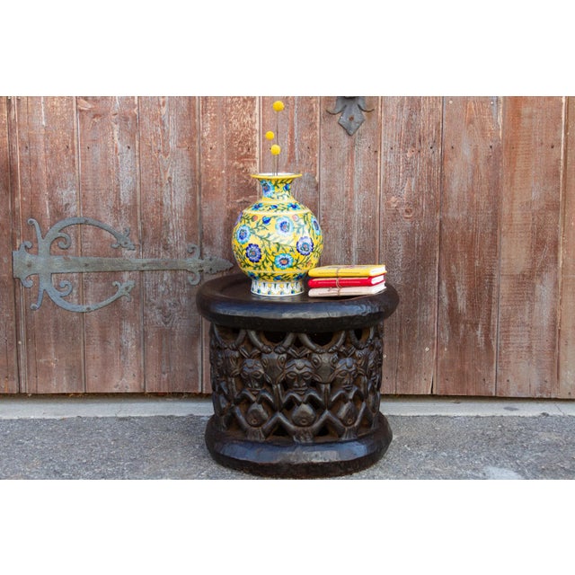 Tribal Antique Tribal Bagongle Ceremonial Stool For Sale - Image 3 of 10