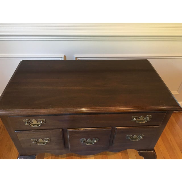 Queen Anne 1974 Ethan Allen Low Boy For Sale - Image 3 of 10