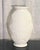 Ceramic Global Views Monumental Sculptural White Ceramic Vase, Geometric Relief, 23” For Sale - Image 7 of 10