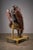 Antique Hand-Painted Wooden Angel and Harp Sculpture For Sale - Image 5 of 11