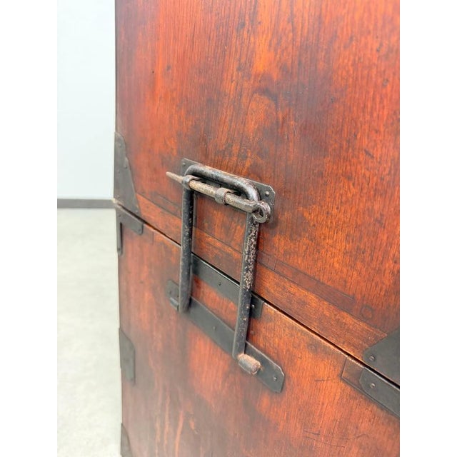 Antique Japanese Meiji 2-Body Kasane Isho-Dansu Clothing Chest, 1890s For Sale - Image 13 of 18