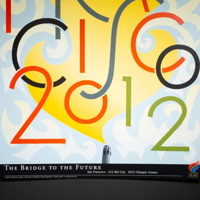 Modern Original San Francisco Olympic Summer Games Poster, 2002 by Michael Mabry For Sale - Image 3 of 4
