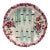 19th Century Longchamp Majolica Asparagus Plate With Flowers For Sale