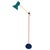 Italian Multicoloured Floor Lamp, 1980s For Sale - Image 4 of 5
