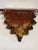 Large Vintage Ornate Gilded Wood Wall Bracket With Cascading Leaf Motif. For Sale In Dallas - Image 6 of 7