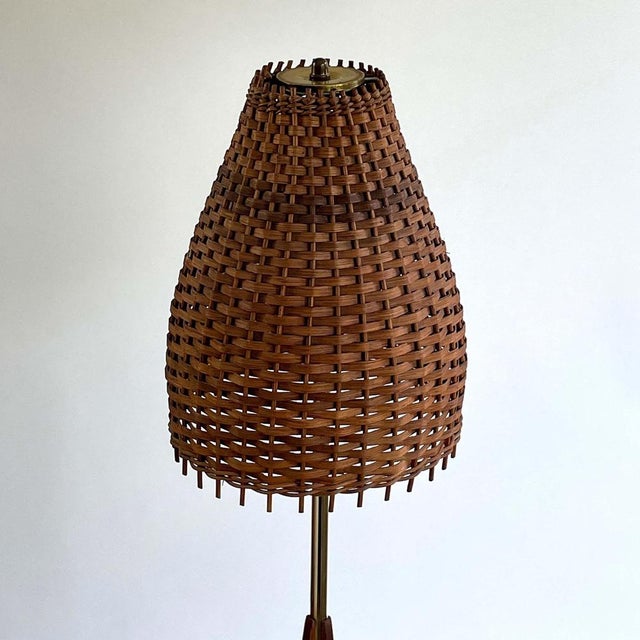 Vintage Swedish Tripod Floor Lamp, 1960s For Sale - Image 15 of 16
