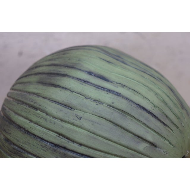 Green Yelyn Vivoni Modern Ceramic Bud Vase Orb 6" For Sale - Image 8 of 12