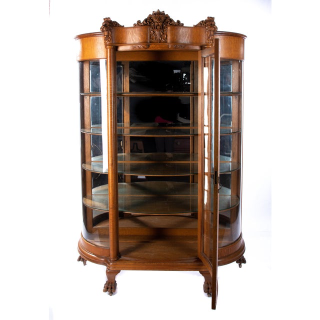Late 19th Century Horner Tiger Maple Cabinet For Sale In Nashville - Image 6 of 13