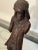 Antique Spanish Revival Santos Religious Relic Solid Wood Tabletop Figure For Sale - Image 9 of 12