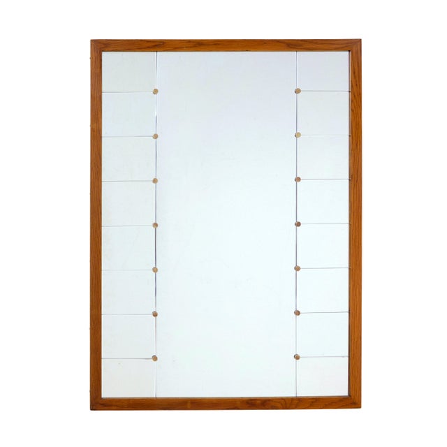 Mid-Century Swedish Wall Mirror from G&T, 1950 For Sale - Image 6 of 6