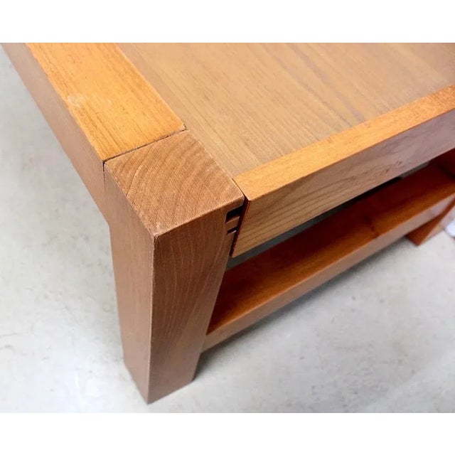 Wood System Ash Coffee Table, 1970s For Sale - Image 7 of 18