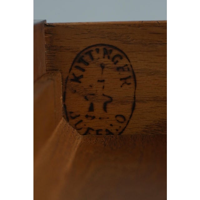 Kittinger Chippendale Style Mahogany Executive Desk For Sale - Image 17 of 18