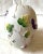 Ardalt Vintage 1920s Bisque Flower Vase With Egg Basket For Sale - Image 4 of 5
