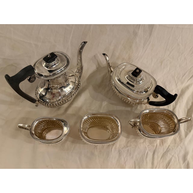 English Antique English Sterling Silver Tea & Coffee Set – Made for John Wanamaker, 2365g For Sale - Image 3 of 11