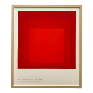 Josef Albers Vintage 1978 Mid Century Modernist Framed Fine Art Silkscreen Print " Homage to the Square " 1969