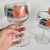 1980s Villeroy & Boch “Amapola” Goblet Glasses – Floral Art Wine Glasses - Set of 4 For Sale In Miami - Image 6 of 8
