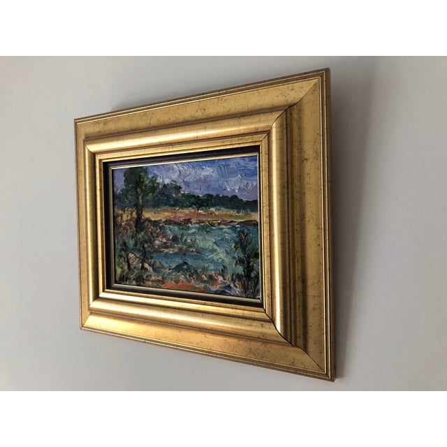 Traditional Mid 20th Century Vintage Swedish Landscape Painting, Framed For Sale - Image 3 of 9