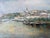 1980s Vintage European Impressionist River Cityscape Oil Painting on Canvas – Framed For Sale - Image 5 of 10