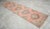 1970s 3x12 Vintage Oushak Runner Rug, Faded Salmon Pink and Sage Green Hallway Runner, 1970s Handmade Anatolian Corridor Rug, Kitchen Runner For Sale - Image 5 of 13