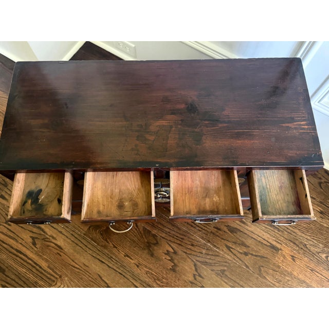 Brass Unusual Antique Korean Scholar Book Bandaji For Sale - Image 8 of 13