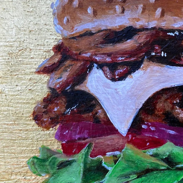 Impressionist Contemporary Impressionist Still Life Acrylic Painting, "Another Bacon-Swiss" For Sale - Image 3 of 4