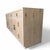 Refinished Mount Airy Bleached Oak Sideboard With Brass Hardware, Mid-Century For Sale - Image 4 of 18
