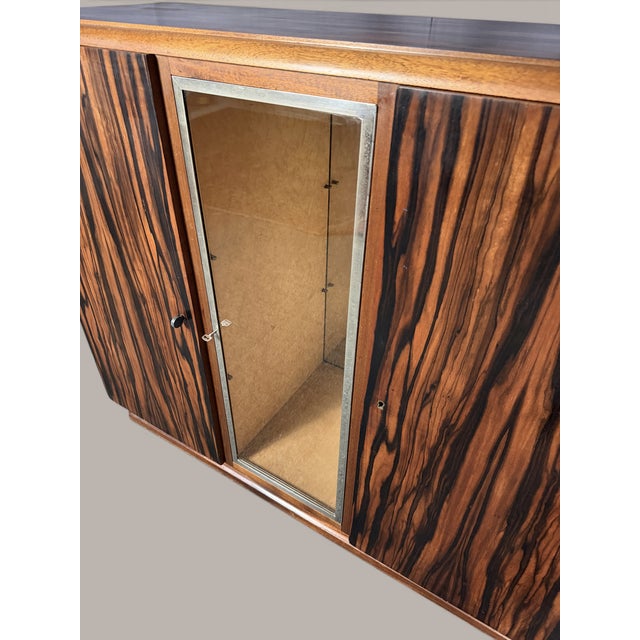 Art Deco Dining Room Set in Makassar Ebony, 1930, Set of 3 For Sale - Image 14 of 18