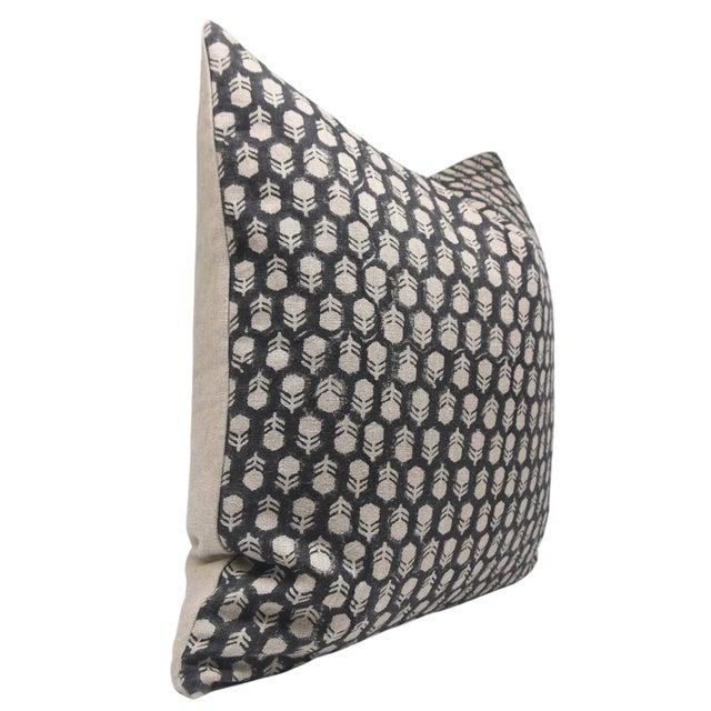 Introduce earthy elegance to your space with Fabdivine’s Tulsi Buti block print cushion cover. Crafted from durable Thick...