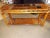 Mid-Century Modern Mahogany & Beveled Smoke Glass Coffee Table For Sale - Image 9 of 10