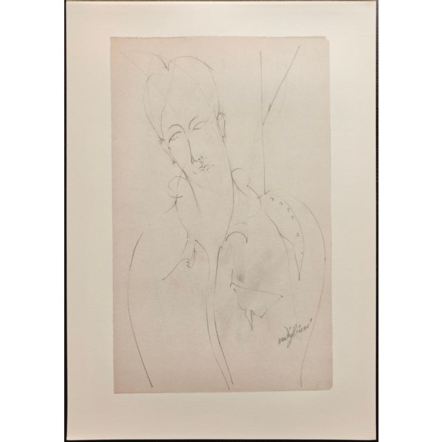 A. Modigliani, Lunia, Lithograph For Sale