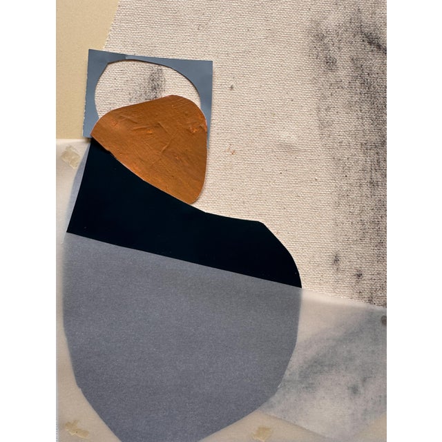 "Memorabilia 7" Original Mixed-Media Collage on Paper by Zac Woodiel For Sale - Image 4 of 9