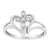 This eye-catching ring describes the pure beauty and will add some sparkle to your look. Uniquely designed, it features an...