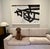 White Manner of Franz Kline, Monumental Mid-Century Modern Op Art Black and White Framed Painting Canvas Art For Sale - Image 8 of 8