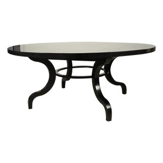 Dessin Fournir Ebony Dining Table For Sale