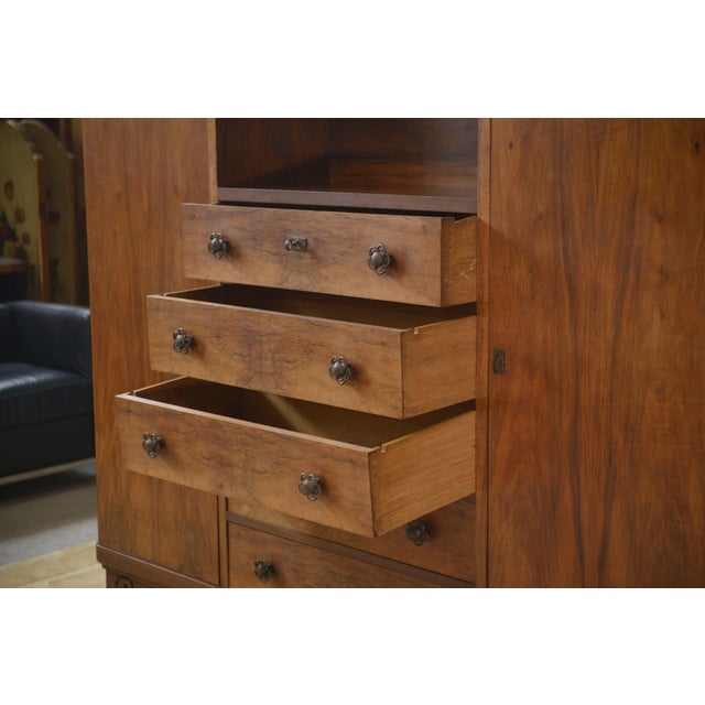 Art Deco Walnut Wardrobe by Louis Majorelle, 1930s For Sale - Image 10 of 14